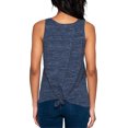 thumbnail image 7 of Women's New Era Navy Houston Astros Space-Dye Active Tank Top, 7 of 7