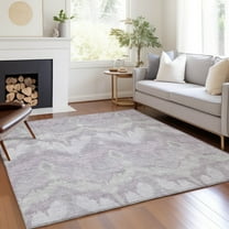 Addison Rugs Chantille Indoor/Outdoor Transitional Ikat Lavender Washable Rectangle Rug, 2'6" x 3'10"