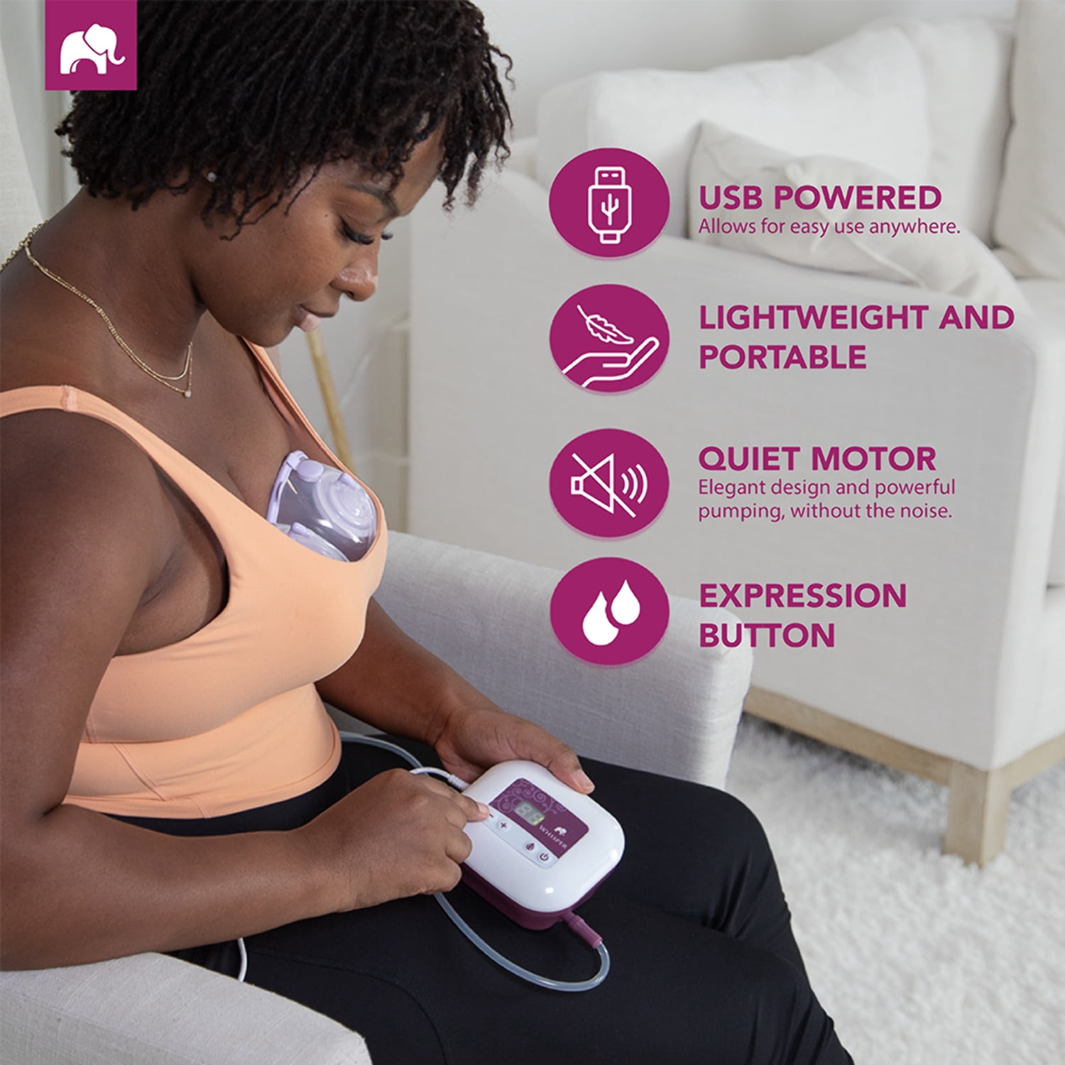 Rumble Tuff Whisper Electric Breast Pump
