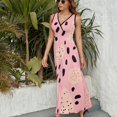 thumbnail image 3 of Leopard Print Pattern Art Sleeveless Dress Women's Summer Suit Dresses for Women 2025 Luxury Party Dress, 3 of 7