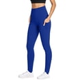 thumbnail image 6 of JnLxul Leggings for Women Casual Workout High Waisted Slim Stretchy Tights Yoga Pants with Pockets for Outdoor Running(3X-Large,Blue), 6 of 8