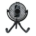 thumbnail image 3 of (2 pack) Mainstays New Portable Rechargeable Fan with Flexible Tripod for Stroller, Car Seat, Black, 3 of 12