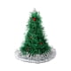 thumbnail image 2 of Sombrero de Papá Noel - Sombrero de Navidad de tela no tejida roja y verde para adultos, decoración navideña y regalo para el festival, 2 of 6