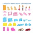 thumbnail image 5 of Casa De Muñecas Con Luces Para Niñas Casita De Muñecas ROSA, 5 of 5
