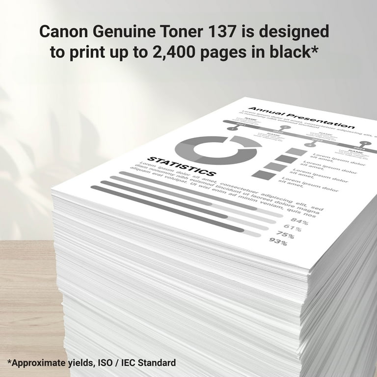 9435B001 (137) Toner, 2,400 Page-Yield, Black 9435B001 (137) Toner, 2,400 Page-Yield, Black