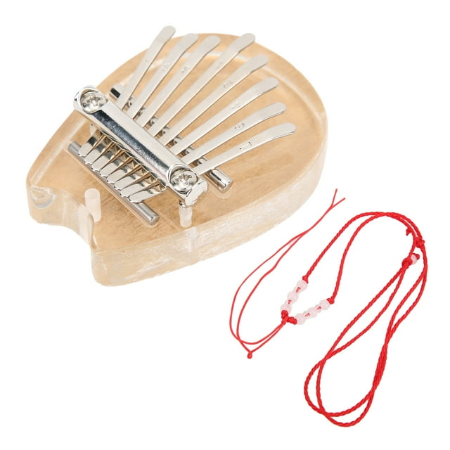 Piano de dedo NikouMX Mini transparente portátil