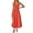 Watermelonred, variant on Women's Halter Neck Midi Dress Sleeveless High Waist Dress for Summer Beach Wedding Guest Casual Wear