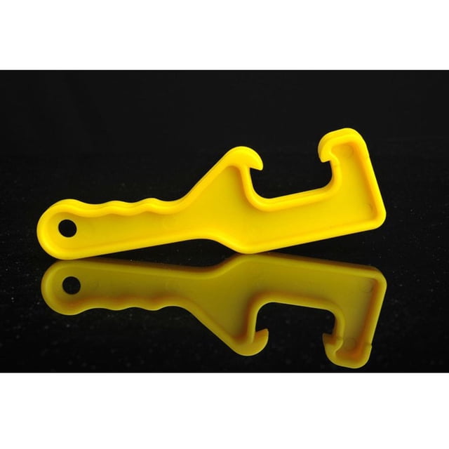 Herramienta de Apertura Del Abridor de Tapa de Balde de Plástico de Un Galón , Amarillo DYNWAVEMX Abridor de cuchara de galón