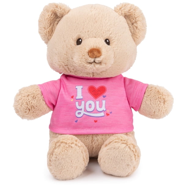 Oso de peluche GUND con mensaje sostenible «Te amo», 30 cm