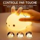 thumbnail image 1 of Cute Bunny Kids Night Light,Baby Birthday Gifts Mom Women Teenage Girls Nursery Squishy Night Lamp Toddler - Portable Silicone Battery Operated Animal, 1 of 4