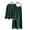 #114-Green, variant on Roncen Women's Knit Sweater Set with Wide-Leg Pants - Autumn Winter U-Neck Long Sleeve Top & Split-Hem Trousers Two-Piece Outfit, Cozy Stretch Knit Fabric, Relaxed Fit for Casual Chic