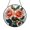 Acrylic 3.5 Inch, variant on Pink Rose Stained Glass Suncatcher, Round Floral Window Hanging Ornament, Romantic Garden Home Decor, Gift for Flower and Rose Lovers