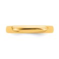 thumbnail image 4 of 925 Sterling Silver Gold Stackable Ring Smooth, 4 of 8