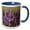 Blue/White, variant on 3drose, Flowers Pretty Lavender, 15oz Mug