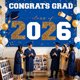 thumbnail image 4 of Class Of 2026 Graduation Congrats Grad Blue Gold For Party Decorations, 4 of 6
