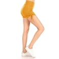 thumbnail image 2 of Women's Casual Stretch Side Ruche Detail Solid Shorts Pants, 2 of 4