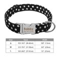 thumbnail image 1 of Custom Engraved Dog Collar Personalized Nylon Pet Dog Tag Collar Printed Puppy Cat Nameplate ID Collars For Small Large Dogs, 1 of 7