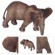 thumbnail image 1 of Modelo De Elefante, Modelo De Animales Salvajes, Sensación Realista Y Cómoda, Pintado A Mano Para El Hogar, 1 of 7
