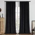 thumbnail image 1 of Cortina Joydeco de Terciopelo Negro 157x274 cm Aislante Térmico, 1 of 9