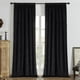 thumbnail image 1 of Cortinas Blackout Joydeco de Terciopelo Negro 108x274 cm 2 Paneles, 1 of 9
