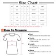 thumbnail image 4 of Auralook Womens V Neck Cold Shoulder Tops Short Sleeve Summer T Shirts Basic Tees Loose T-shirt Tops, 4 of 7