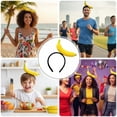 thumbnail image 5 of vlrwzc Simulated Food Design Hair Hoop 2pcs Funny Kawaii Fruit Headwear Novelty Banana Hair Bands Halloween Headband for Washing Face, 5 of 7