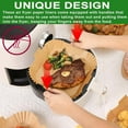 thumbnail image 3 of Air Fryer Disposable Paper Liner, 100pcs Square Non-Stick Insert Parchment Paper Liners Air Fryer Oil-proof, Water-proof, Food Grade Parchment Paper for Airfryer Basket, Microwave, Oven, Dryer, 3 of 7