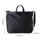 thumbnail image 3 of Bolso grande de nailon para mujer | Bolso bandolera impermeable de 35 l para el trabajo, la escuela, el gimnasio y viajes | Con cierre, ligero y con bolsa de malla | Negro, verde militar, azul marino, 3 of 6