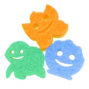 Scrub Daddy Scrub Mommy Summer Shapes Non-Scratch Cleaning Sponge, 3 Count