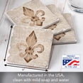 thumbnail image 7 of Thirstystone Deco Fleur 4-Pack Tumbled Tile Coasters, 7 of 7