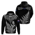 thumbnail image 2 of Sudadera con capucha con estampado maorí de Nueva Zelanda en 3D para hombre, sudadera con capucha con gráficos de Go Aotearoa, suéteres deportivos de hip hop geniales para niños, 2 of 4