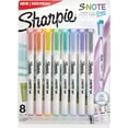 thumbnail image 1 of shiyou-Sharpie S-Note Duo Dual-Ended Creative Markers, Part Highlighter, Part Art Marker, Assorted Colours, Fine and Chisel Tips, 8 Count, 1 of 4