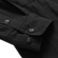 thumbnail image 6 of Stamzod Work Shirts for Men Outdoor Athletic Long Sleeve Button Down Shirt Men Quick-Dry Breathable Casual Shirts with Pockets Black XXXXL, 6 of 9