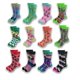 thumbnail image 2 of A Pair of Autumn and Winter Men Women Socks Fashion Cartoon Happy Novel Quality Stitching Soft and Comfortable Crew Socks Gao Jinjia LED, 2 of 2