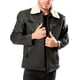 thumbnail image 1 of Chamarra Para Hombre Shendy Vendi Chaqueta Vinipiel Tipo Biker Negro Blanco Chica, 1 of 4