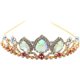thumbnail image 1 of Girls Birthday Gift Rapunzel Tiara Aurora Borealis Stone Sparkle Gold Crown Halloween Princess Tangled Costume Jewelry, 1 of 5