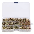 thumbnail image 3 of 150 unids/caja Tuerca de remache chapada en zinc mezclado Tuerca de remache roscada Tuerca de inserción Juego M4-M10 VoborMX herramienta, 3 of 8