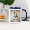 thumbnail image 3 of CafePress - Blue Parakeet Mug - 11 oz Ceramic Mug - Novelty Coffee Tea Cup, 3 of 4