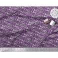 thumbnail image 3 of Soimoi Rayon Fabric Stripe,Leaves & Floral Block Print Sewing Fabric Yard 42 Inch Wide, 3 of 3