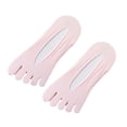 thumbnail image 4 of JUUNthy Womens Toe Socks, No Show Lightweight Comfort Breathable Non Slip Five Finger Socks White, 4 of 12