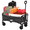 Black, variant on A Collapsible Outdoor Cart Designed for Camping, with a Weight Capacity of 400 Pounds-Khaki