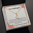 thumbnail image 4 of To My Stepdaughter Bound Together Alluring Ribbon Necklace Message Card, 4 of 7
