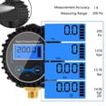thumbnail image 5 of Arkzeo 200PSI Digital Tire Pressure Gauge LCD Manometer Pressure Gauge With LED Light B, 5 of 6