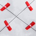 thumbnail image 5 of Tile Grader Positioning Grader Tile Artifact Floor Tile Wall Plastic Tile Inserts Tile Tools Now Base 1.0 Pack of 100 Packed Around 150 Grams Universal Large Red Inserts 100pcs Pack of, 5 of 5