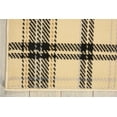 thumbnail image 5 of Nourison Grafix Plaid Cream/Black 5'3" x 7'3" Area Rug, (5x7), 5 of 7