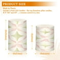 thumbnail image 6 of Yayeee Flameless Candles with Remote Flickering Battery Operated Multi Color Changing, Pastel Pink Geometric, 6 of 7