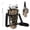 C Brown Leopard Print, variant on Bolimoss Watercolor Flowers Water Bottle Carrier Bag for Stanley 40oz/30oz Tumbler, Cup Holder Sleeve with 2 Adjustable Straps, 3 Pockets and Phone Pocket for Hiking Travel