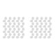thumbnail image 1 of 400 Piezas Tapas de Rosca de Plástico con Bisagras, Tapas de Cabeza de Tornillo, Tapas Cubierta de Tornillo, Tapas Decorativas de Tornillo de Repuesto Una Presión (Blanco), 1 of 5