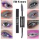 thumbnail image 2 of Double-ended Color Mascara - Waterproof Thick Curling Long-lasting Anti-sweat(color:purple), 2 of 3