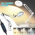 thumbnail image 4 of 10X Loupe de Bureau Loupe LED Lampe Lampe de Lecture avec Base & Pince, 4 of 5